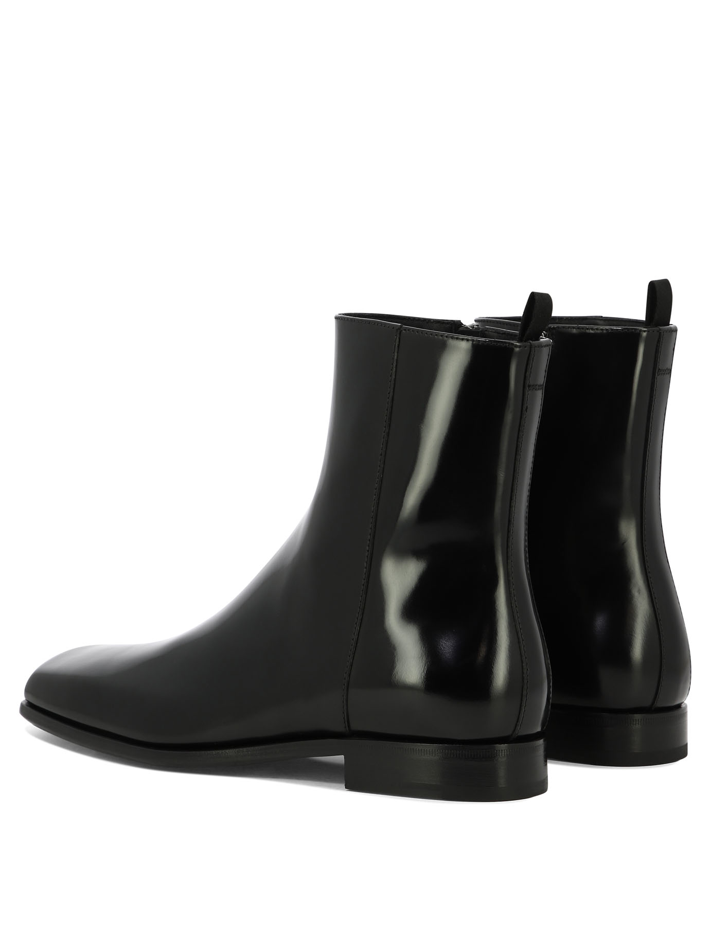 PRADA Black   Square-toe ankle boots